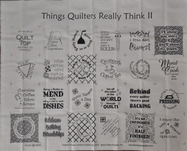 Things Quilters Really Think 2