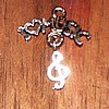 I Love Music Pewter Charm